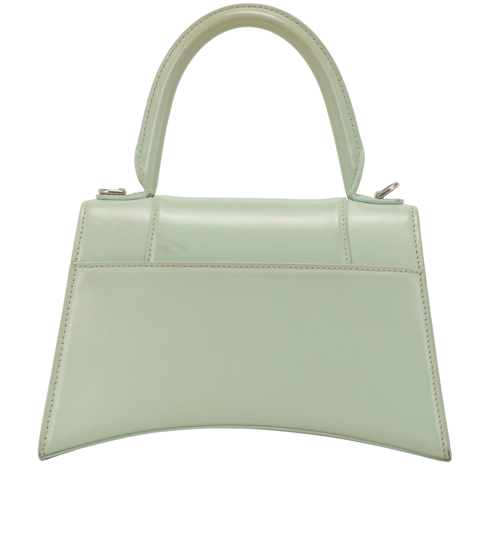 Small Hourglass, &pound;450, Handbags, Green, Leather, Back view